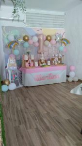 Decoración de cumpleaños con globos